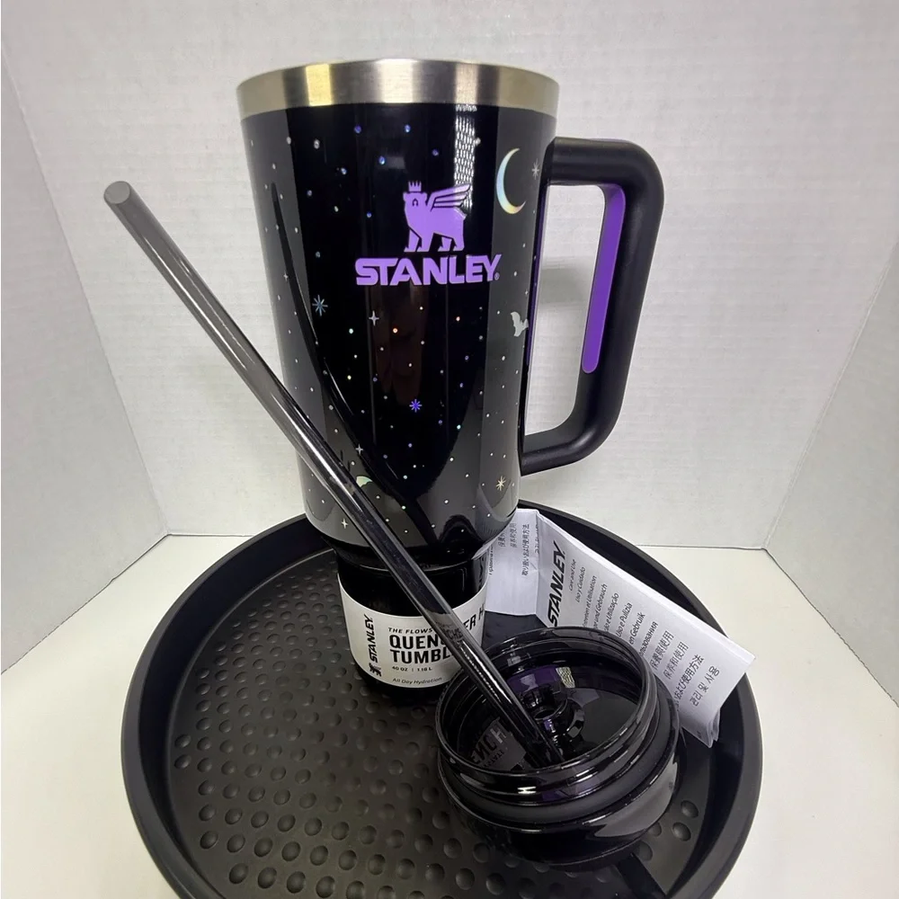 Stanley Halloween 40 Oz H2.0 Flowstate Quench Tumbler Spellcast Black Purple - Picture 5 of 8